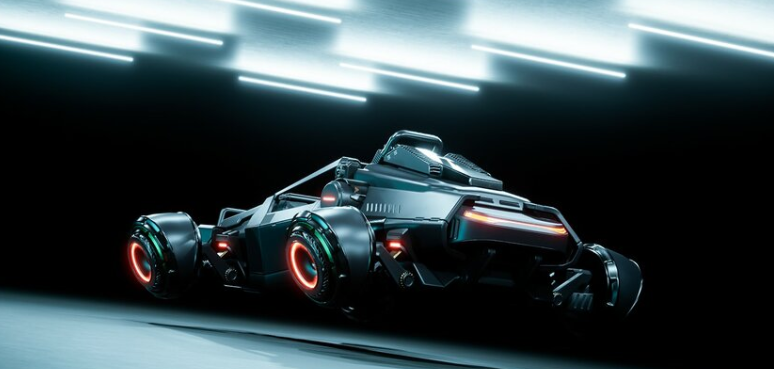 SciFi Cyber Hover Buggy