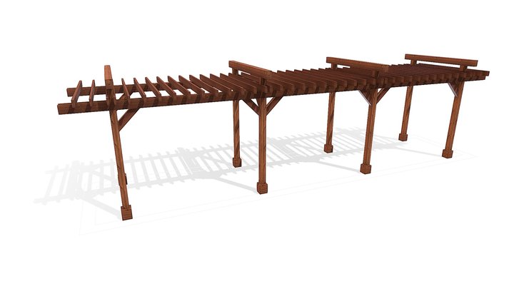 Custom Pergola 40 ft L x 9 ft W