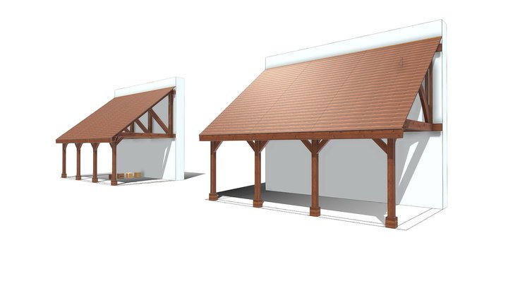 Custom Pavilion 24 ft L x  13 ft W